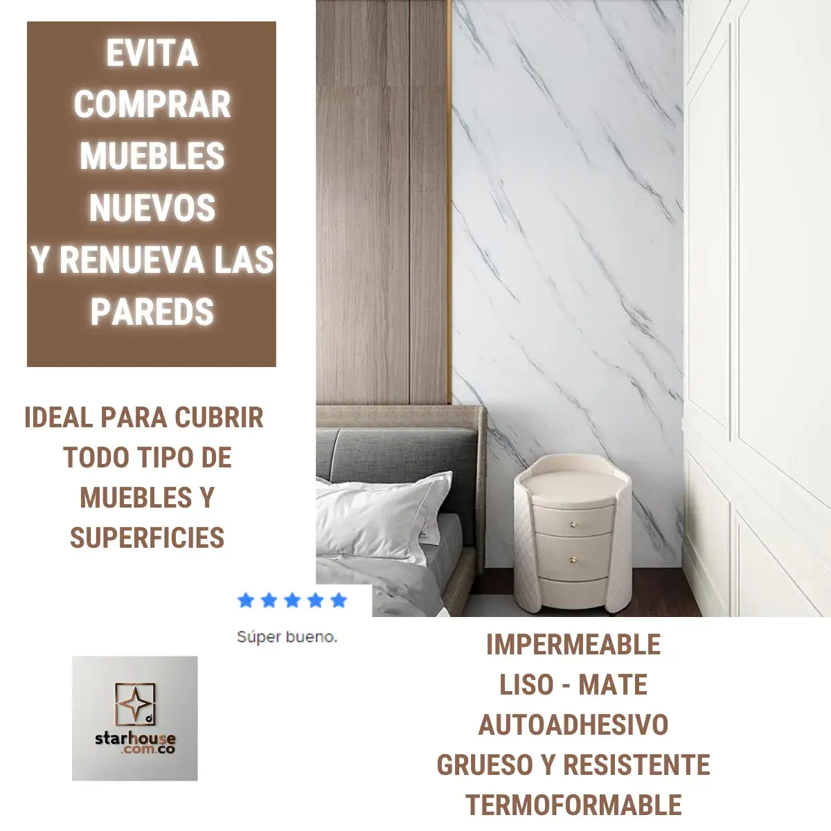 vinilo adhesivo pared vinilo adhesivo muebles vinilo marmolizado Colombia