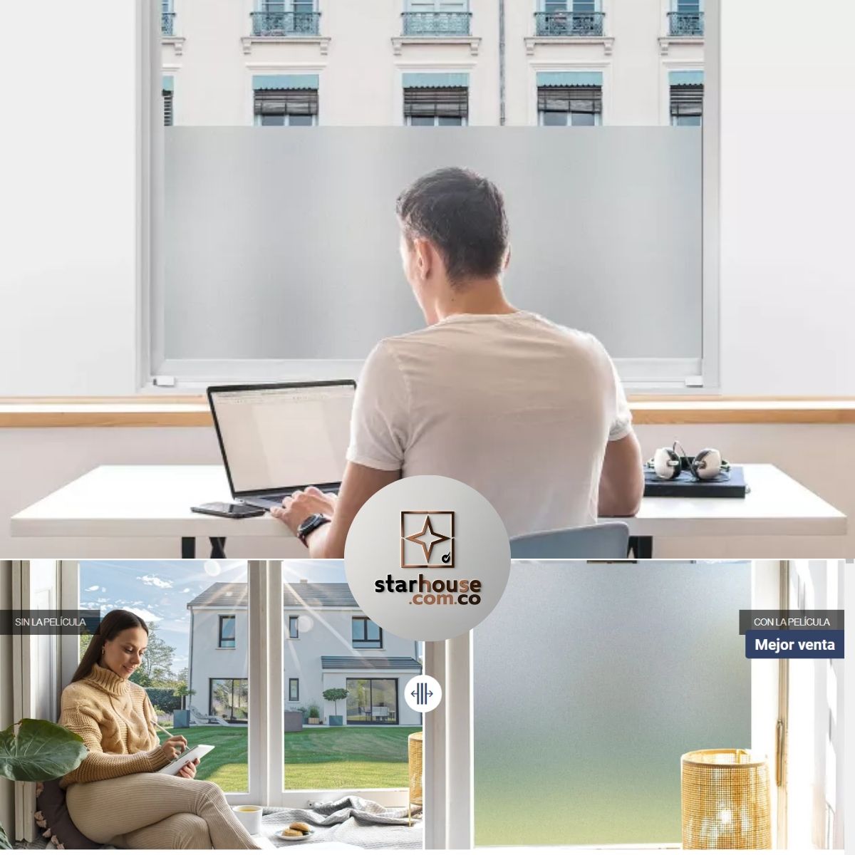 Vinilo Para Vidrios Línea adhesiva - Sin Diseño - Imagen 5