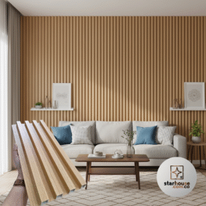 Panel WPC Interior - Panel Ripado 16 cms x 2.90 mts