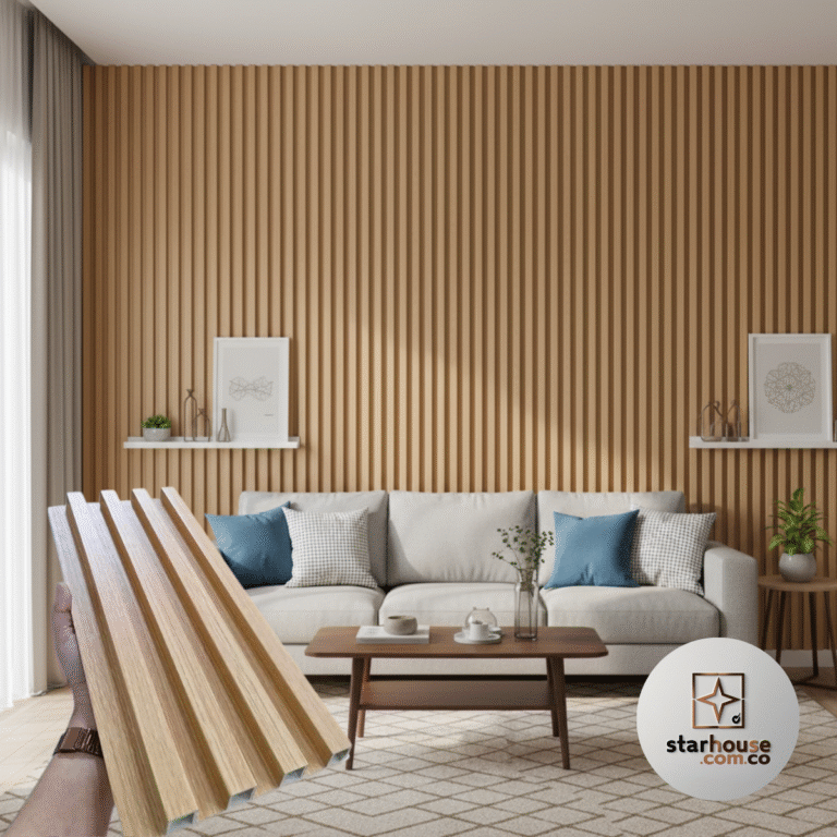 Panel WPC Interior – Panel Ripado 16 cms x 2.90 mts