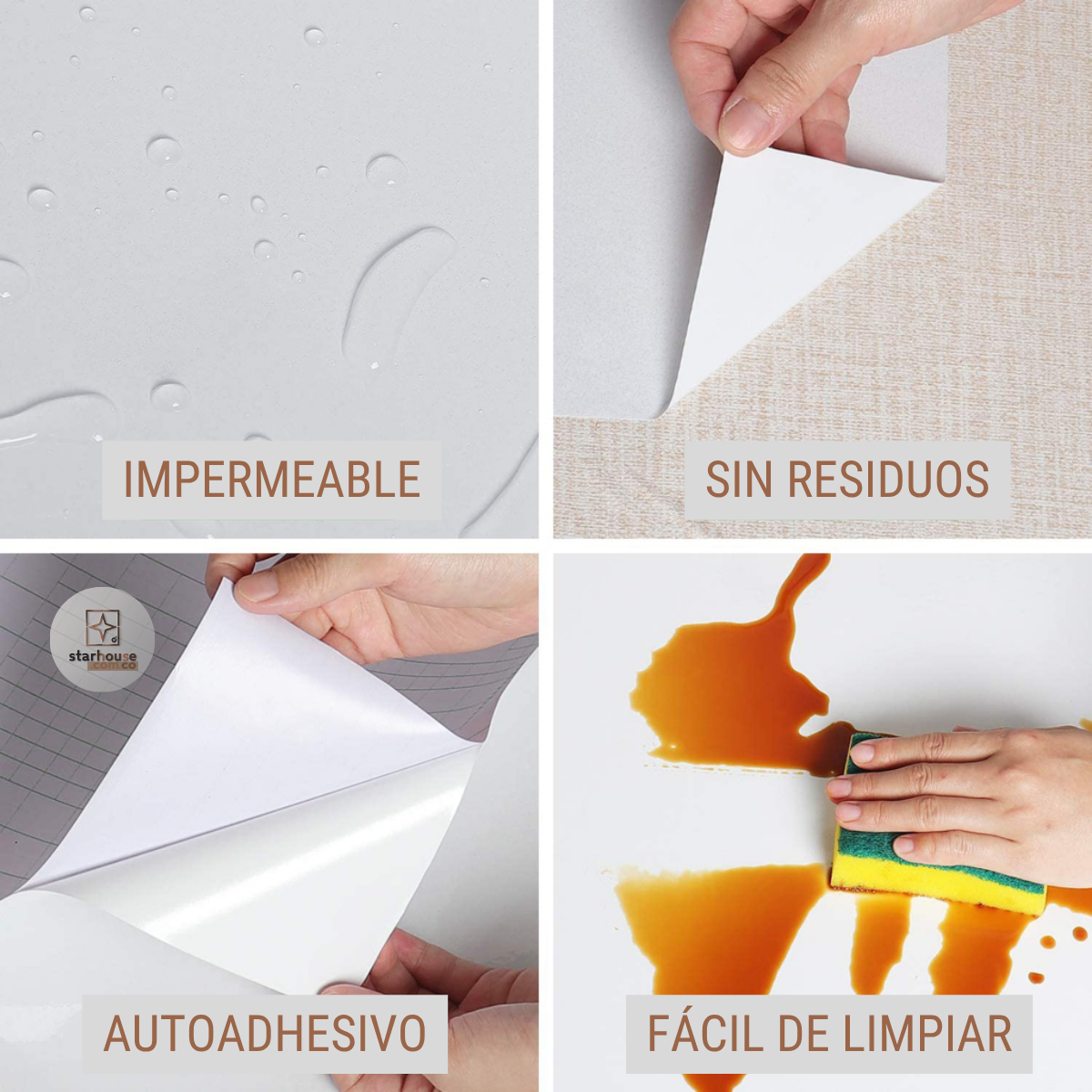 Vinilo Adhesivo Madera ancho 60 cms - Imagen 4