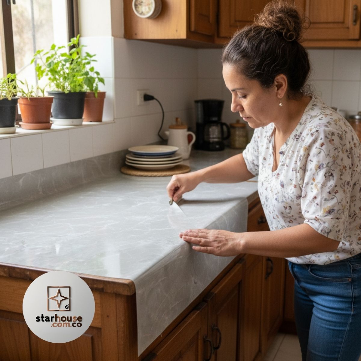 Vinilo Adhesivo Marmolizado ancho 60 cms - Imagen 8