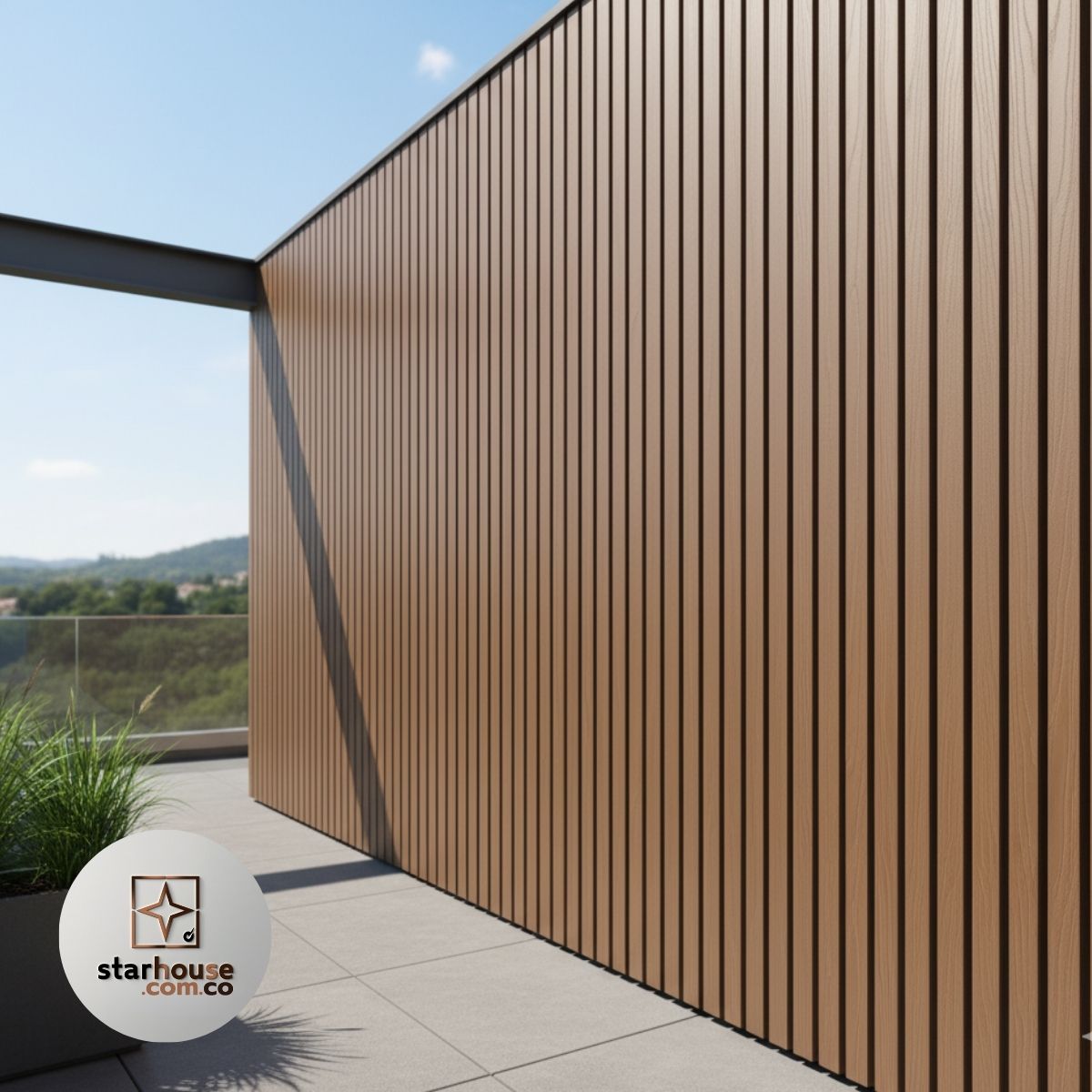 Panel WPC Exterior – Panel Ripado 22 cms x 2.90 mts - Imagen 9