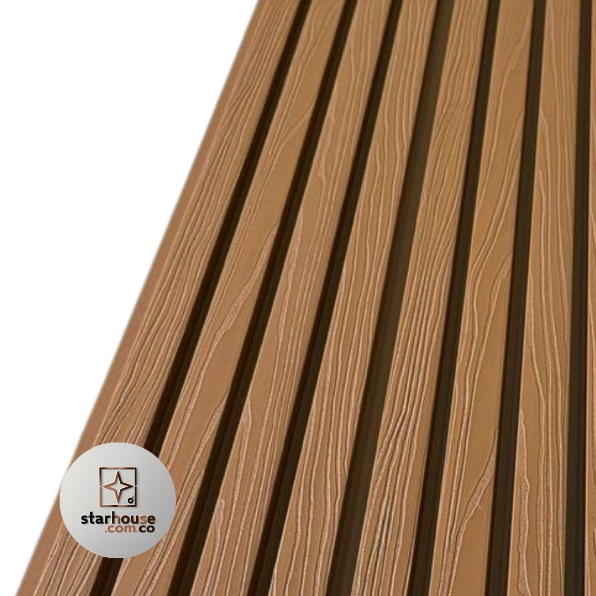 Panel WPC Exterior – Panel Ripado 22 cms x 2.90 mts - Imagen 12