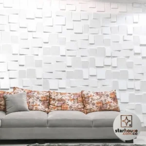 Panel 3D PVC industrial 50x 50 cms