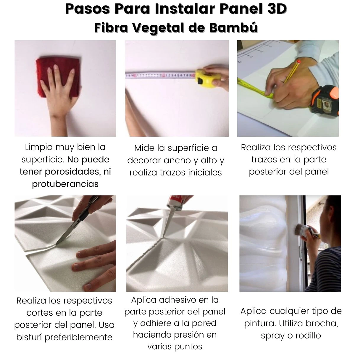 Paneles 3D Fibra Vegetal LIQUIDACION - Imagen 3