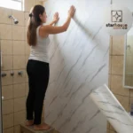 Papel tapiz adhesivo Mármol Mate 120 cms ancho