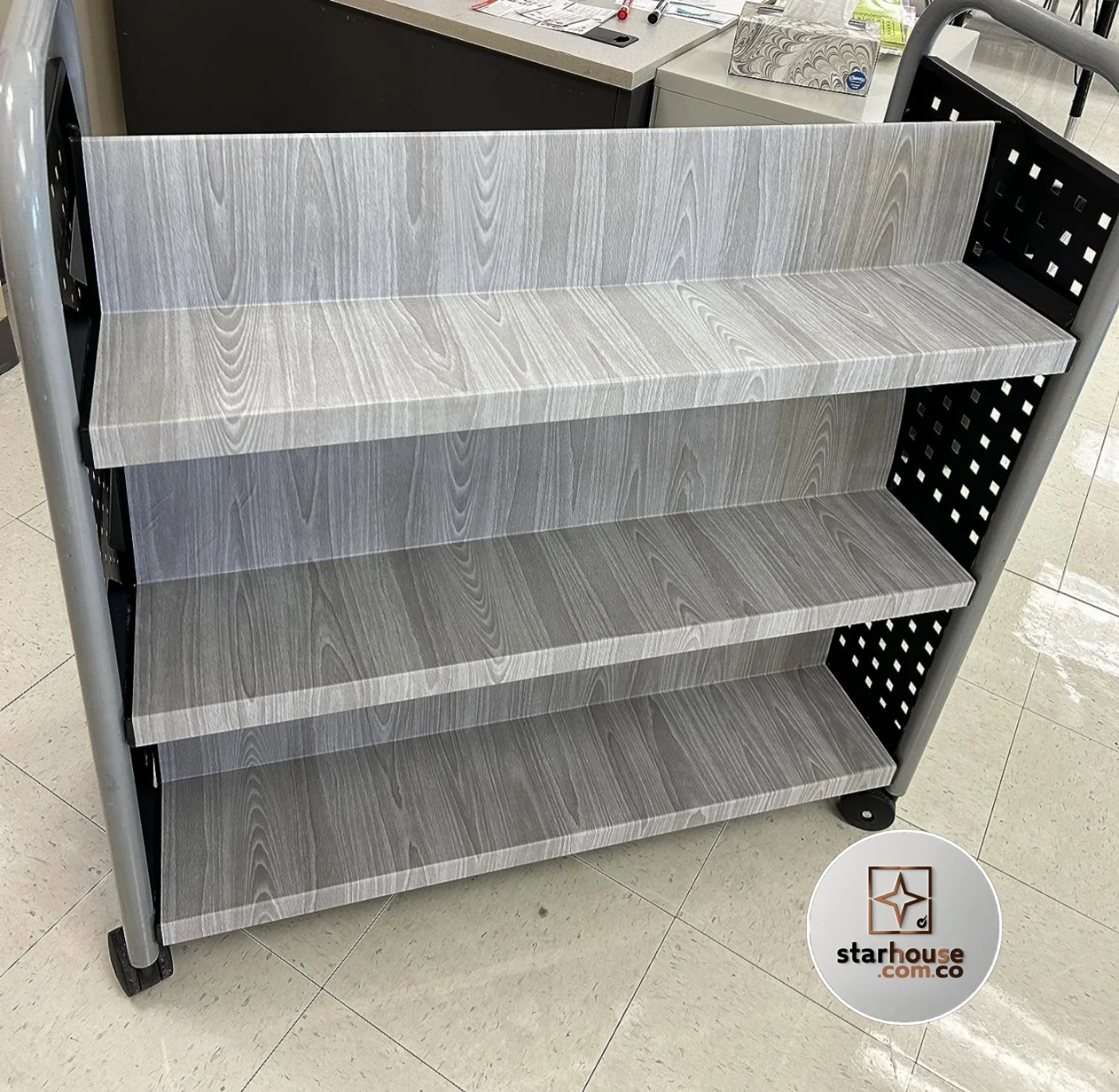 Papel adhesivo tipo madera 120 cms ancho x 1 mt largo - Imagen 18