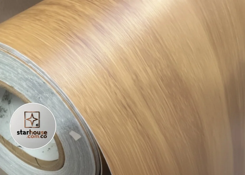 Papel adhesivo tipo madera 120 cms ancho x 1 mt largo - Imagen 12