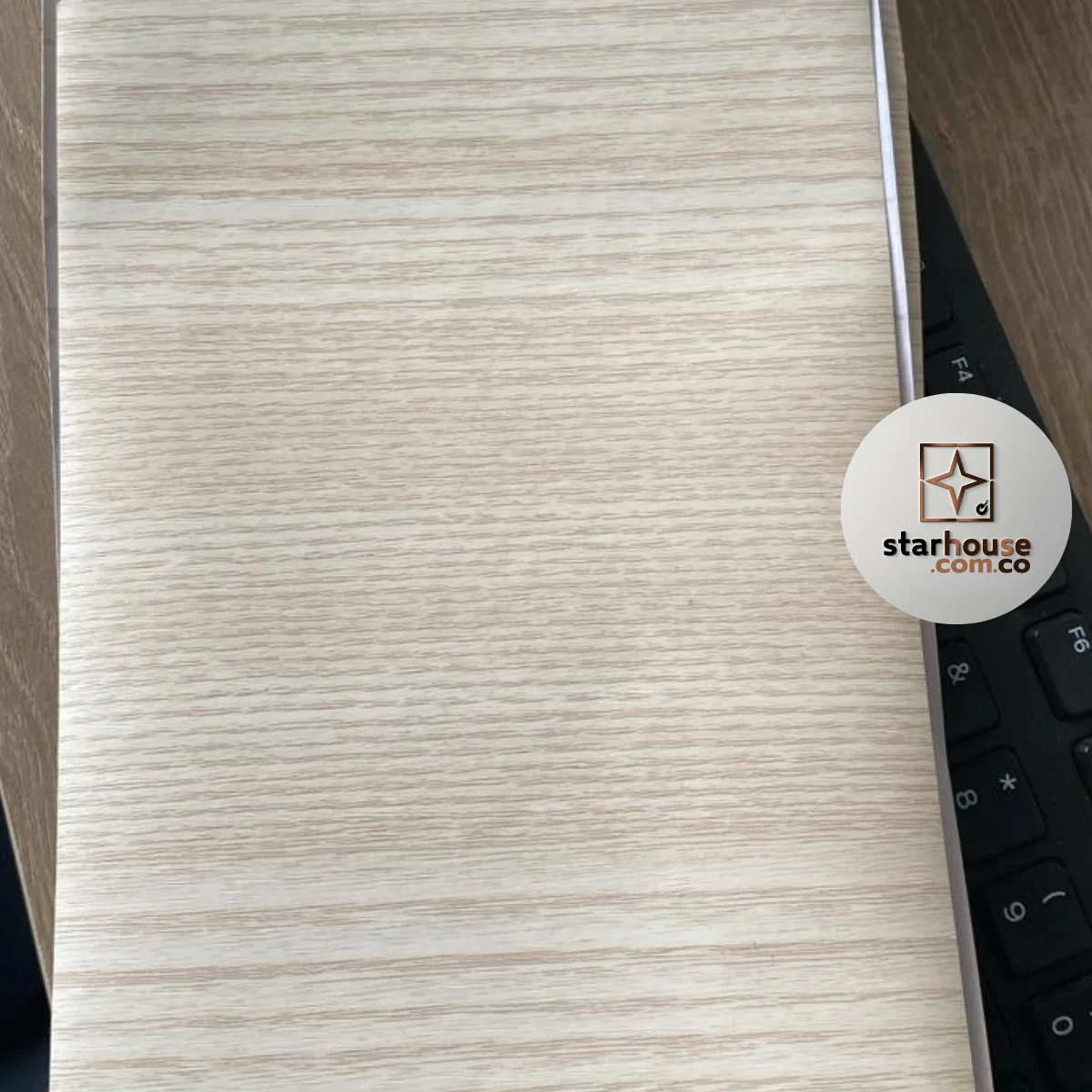 Papel adhesivo tipo madera 120 cms ancho x 1 mt largo - Imagen 4