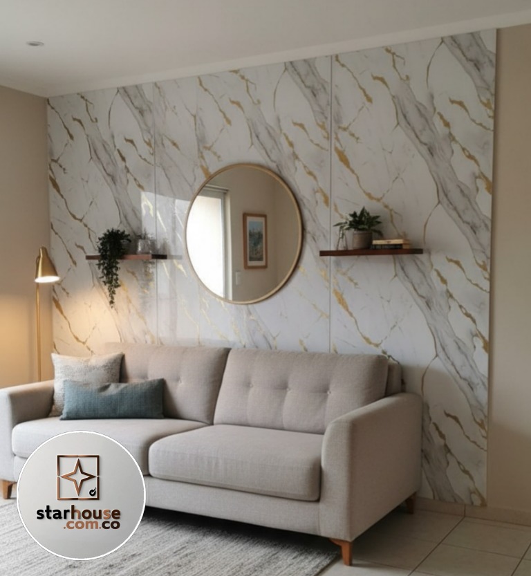 Lamina Marmolizada PVC Oferta – 1.22 mts x 2.44 mts