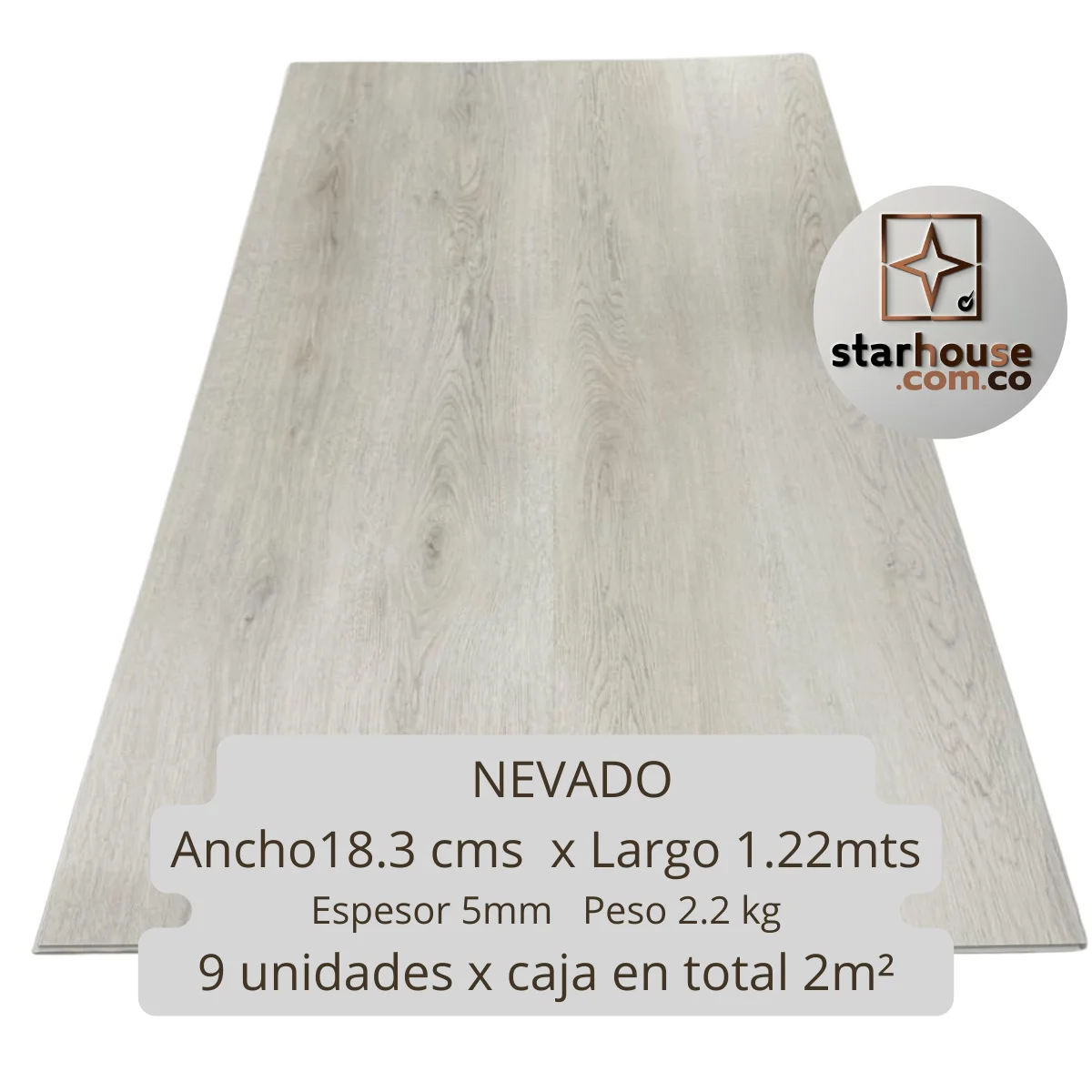 Piso SPC - 18.3cms X 1.22 mts - Imagen 5