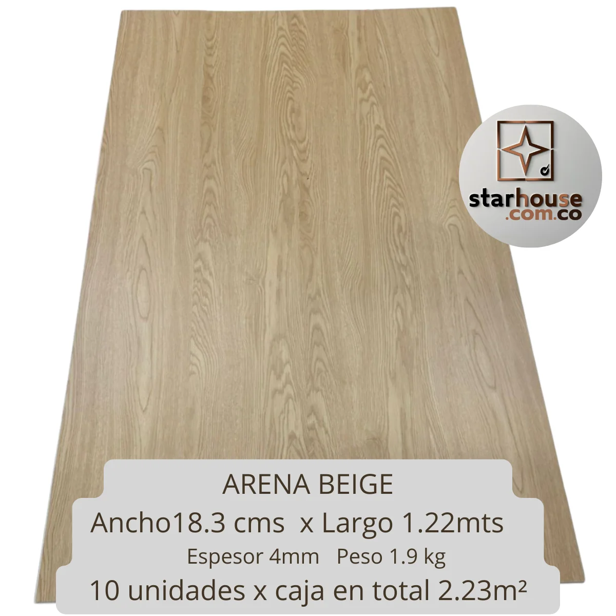 Piso SPC - 18.3cms X 1.22 mts - Imagen 8