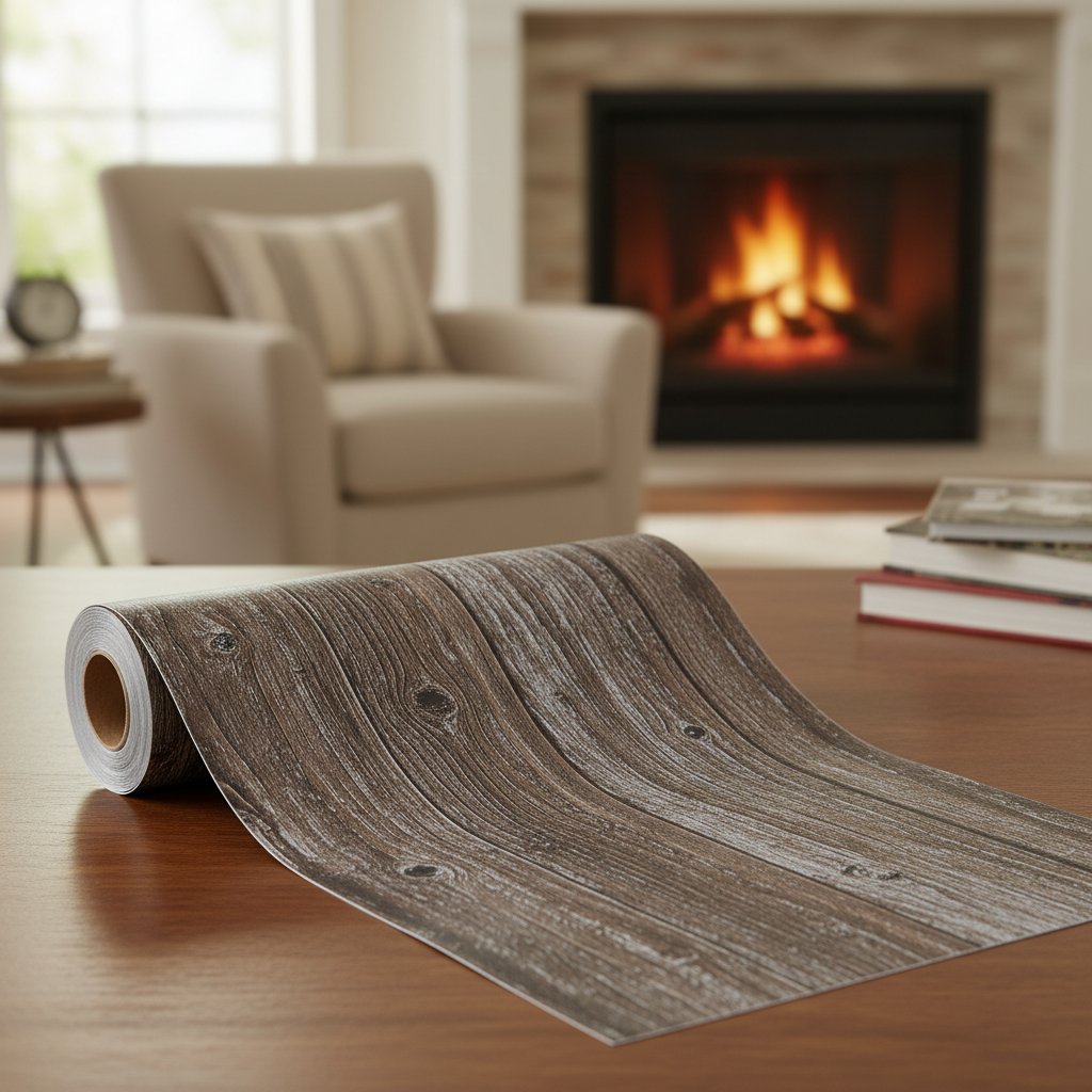 Transforma tus Espacios con el Encanto del Papel Adhesivo Tipo Madera Rústico de Starhouse