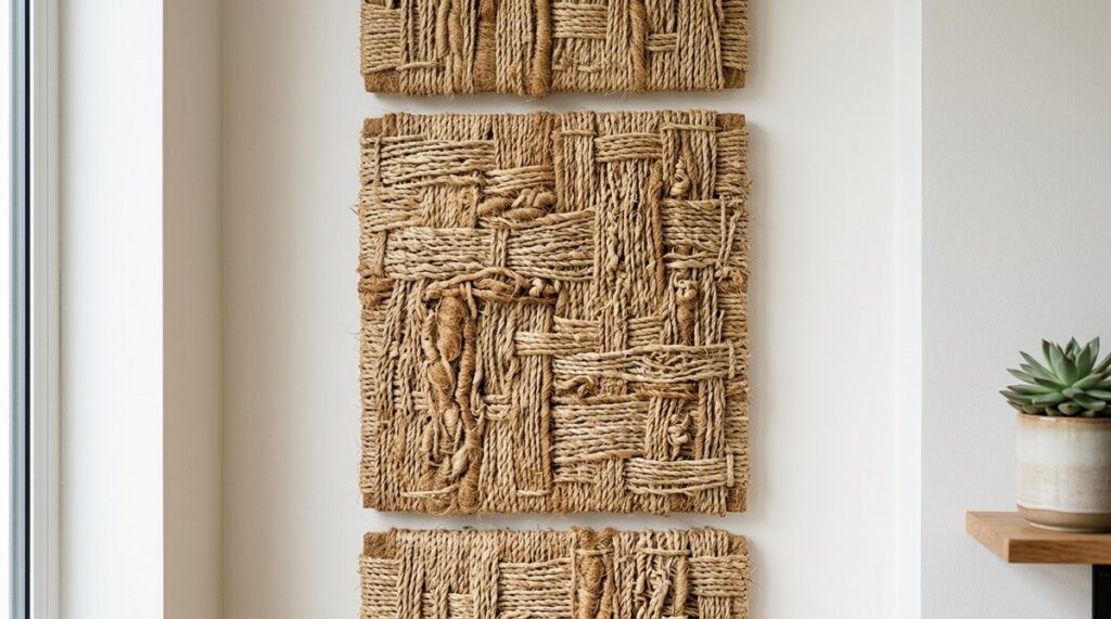 Transforma tus Espacios con Paredes 3D Fibra Vegetal Rústico