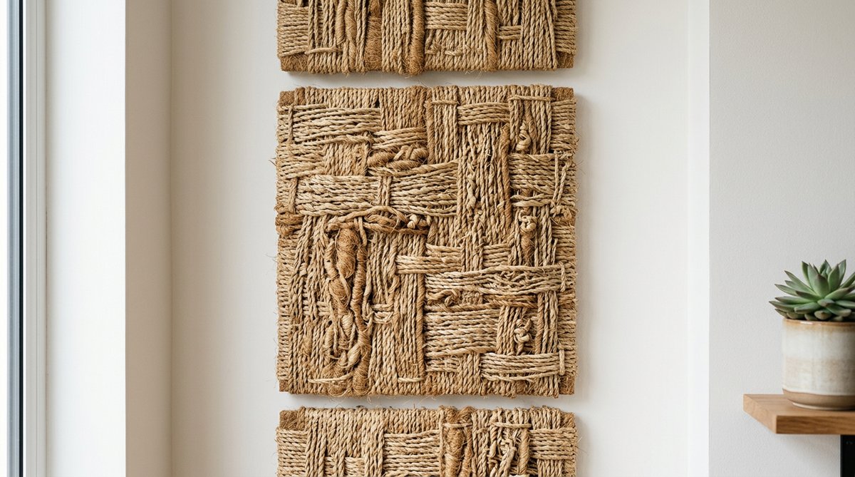 Transforma tus Espacios con Paredes 3D Fibra Vegetal Rústico