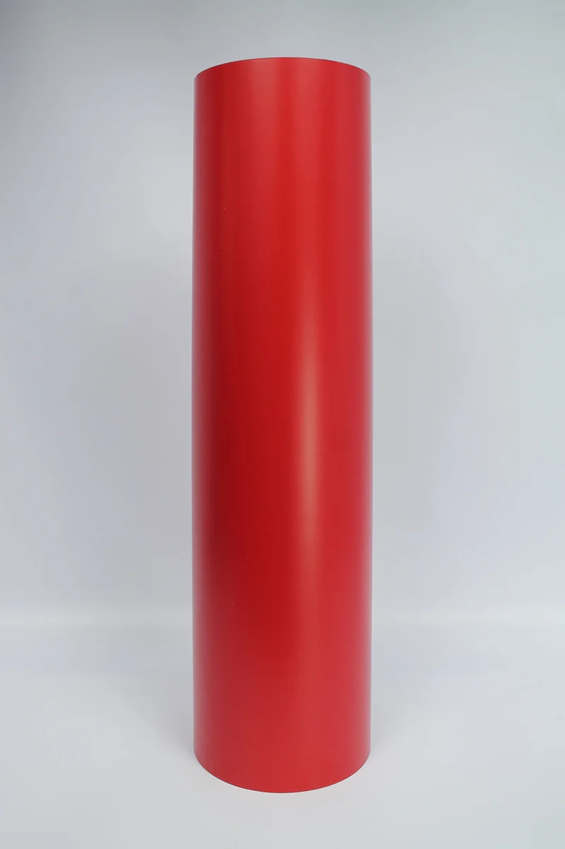 Vinilo de Corte Mate Rojo | 245µm, Alta Adhesión - Imagen 1