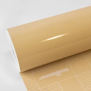 Vinilo Wrap Leather Beige | Super Brillante HD