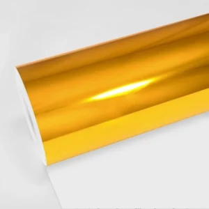 Vinilo Cromo Oro Amarillo | TeckWrap CHM02 HD