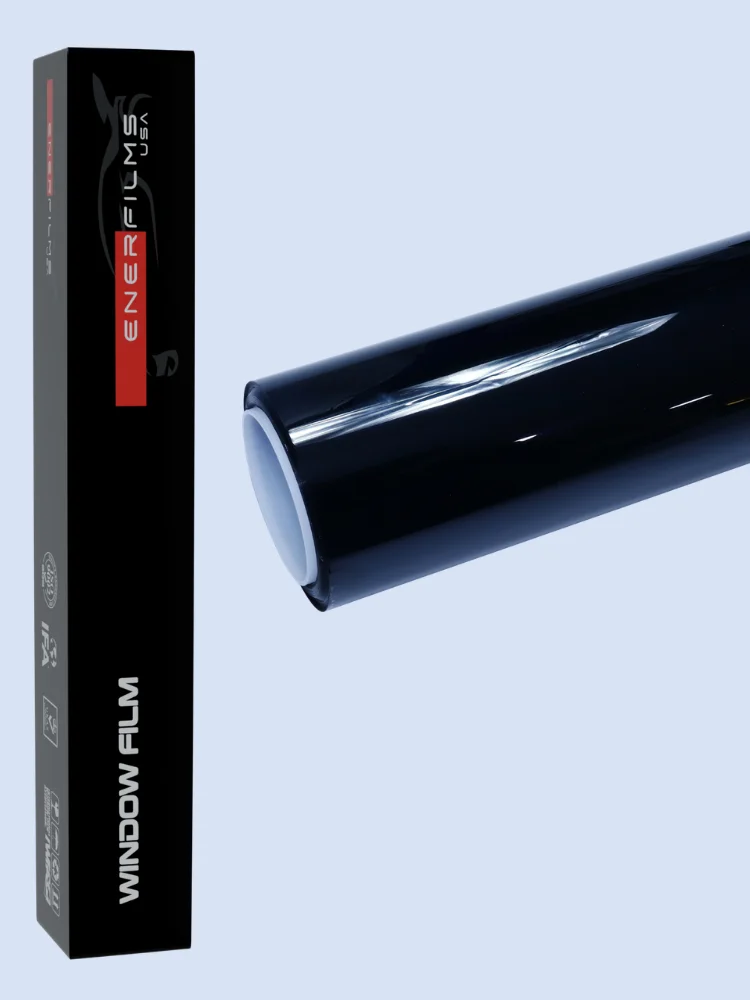 Polarizado dyed carbono IR70 de máxima privacidad en rollo Enerfilms USA.