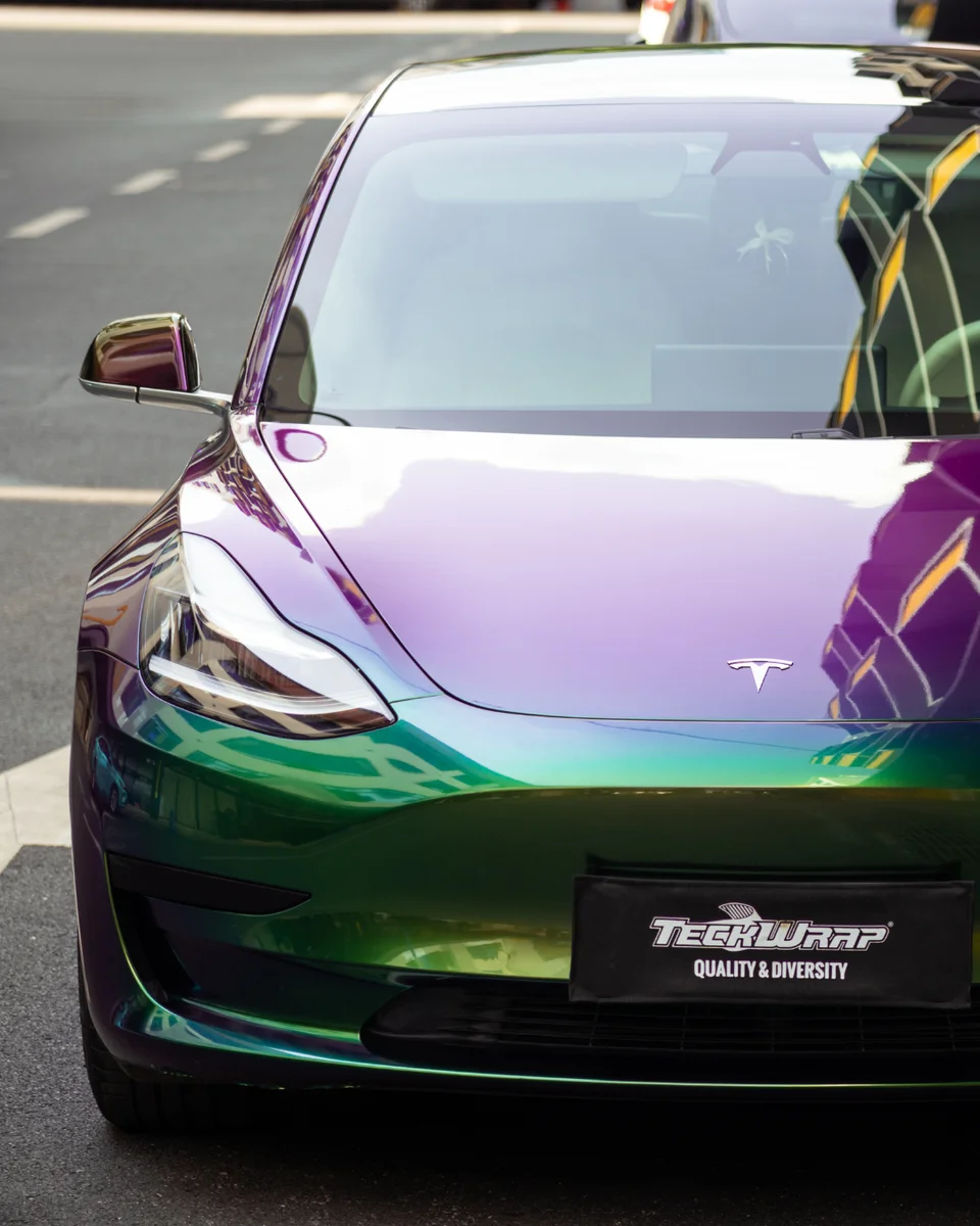 Vinilo Wrap Verde Iridiscente | Air Release HD TeckWrap - Imagen 2