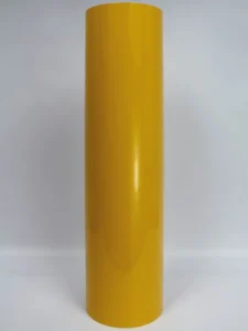 Vinilo de Corte Brillante Amarillo | 245µm Alta Adhesión