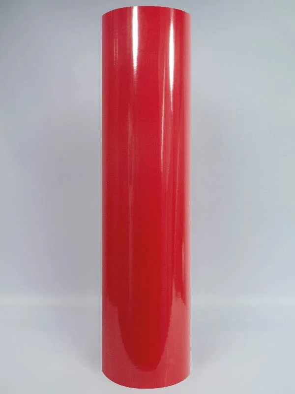 Vinilo de Corte Rojo Brillante | 0.61m Alta Adhesión - Imagen 1