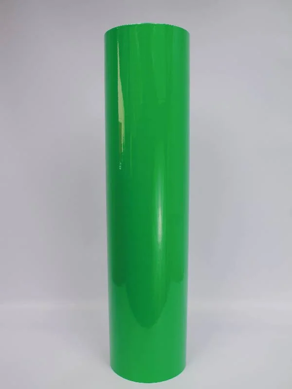 Vinilo de Corte Brillante Verde | 0.61m Ancho PVC - Imagen 1