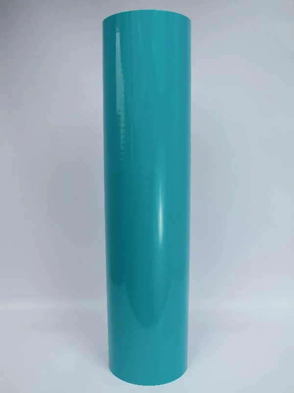 Vinilo Corte Brillante Turquesa | 0.61m Alta Adhesión - Imagen 1
