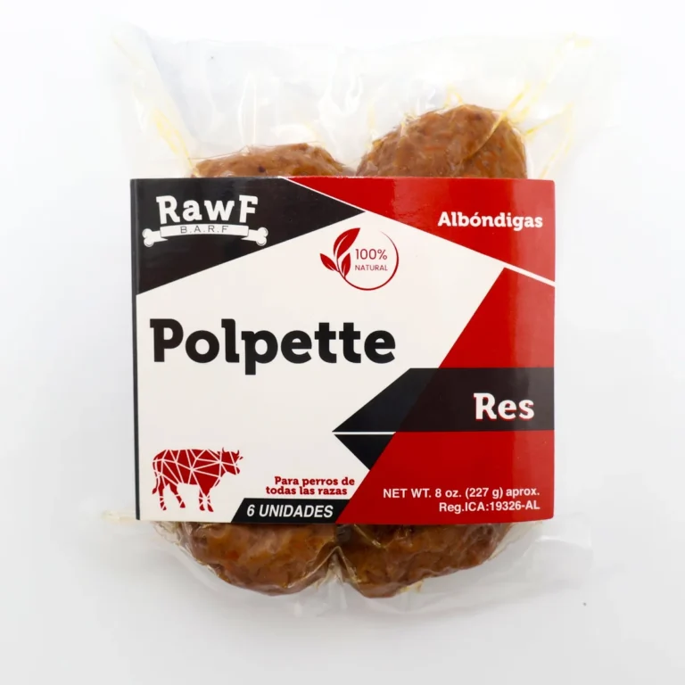 Snack humedo perro Polpette de res, bocado nutritivo StarHouse