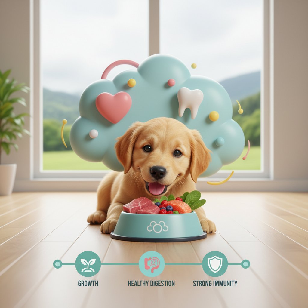 alimentacion barf para cachorros beneficios