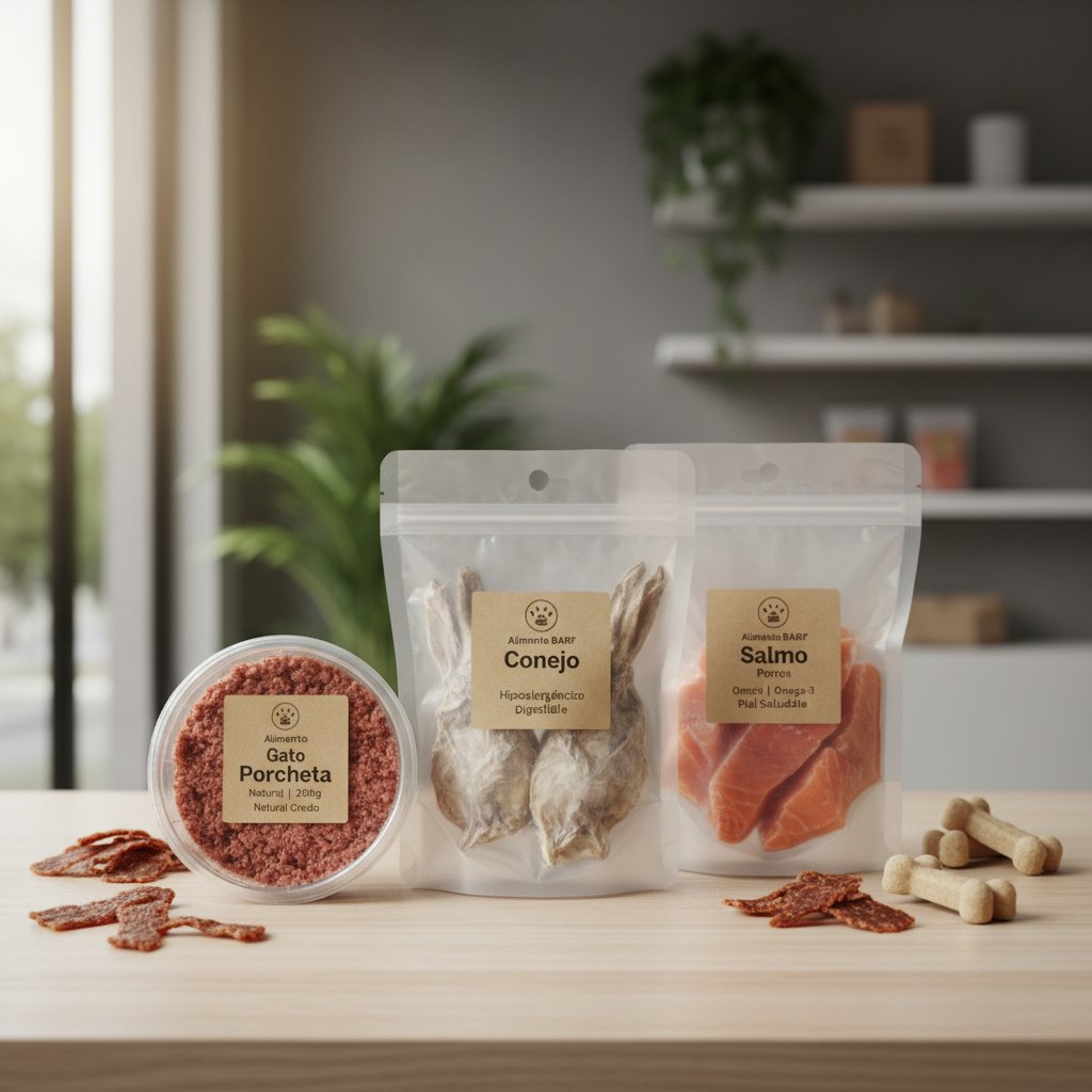 alimento crudo para perros — alimento natural para mascotas en Colombia