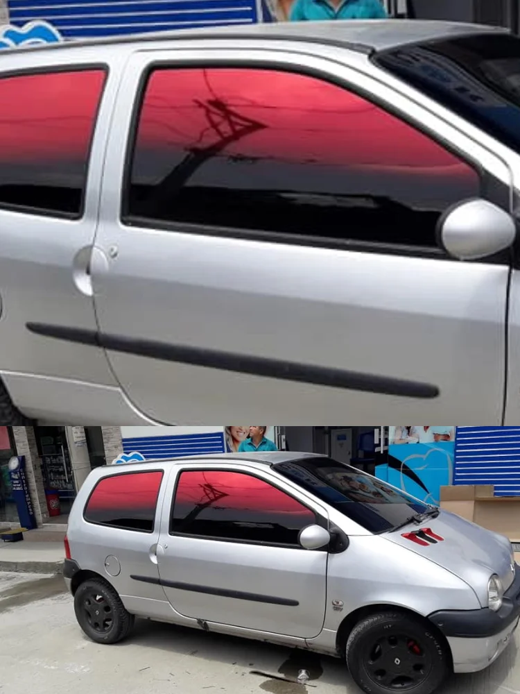 Polarizado Rayban Negro Rojo | 0.20x60m Anti-rayas - Imagen 5