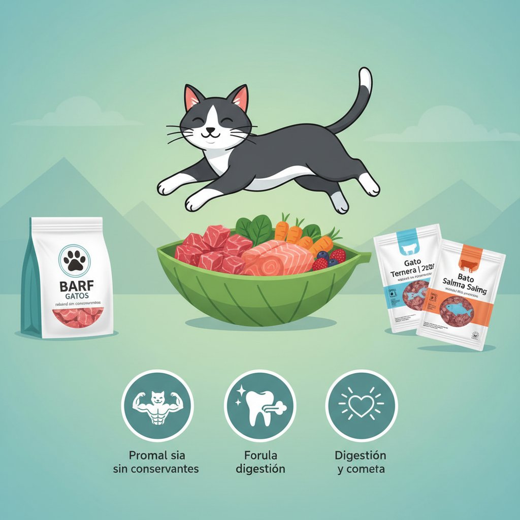 barf gatos beneficios