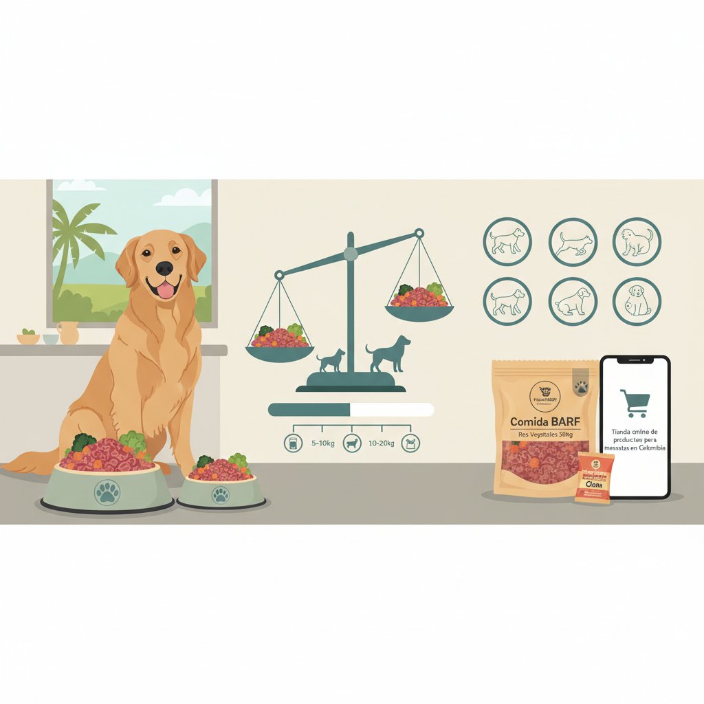 cantidad de comida barf para perros cómo elegir
