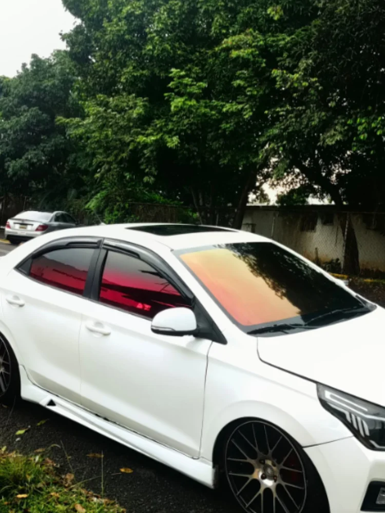 Polarizado Rayban Negro Rojo | 0.20x60m Anti-rayas - Imagen 3