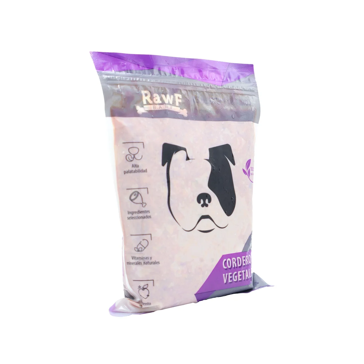 BARF Perro Cordero Vegetales | 500g Natural - Imagen 1