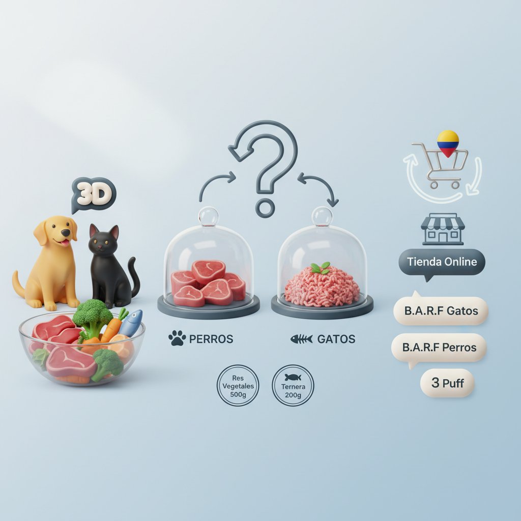 comida barf cómo elegir