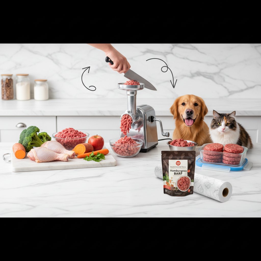 comida barf como preparar beneficios