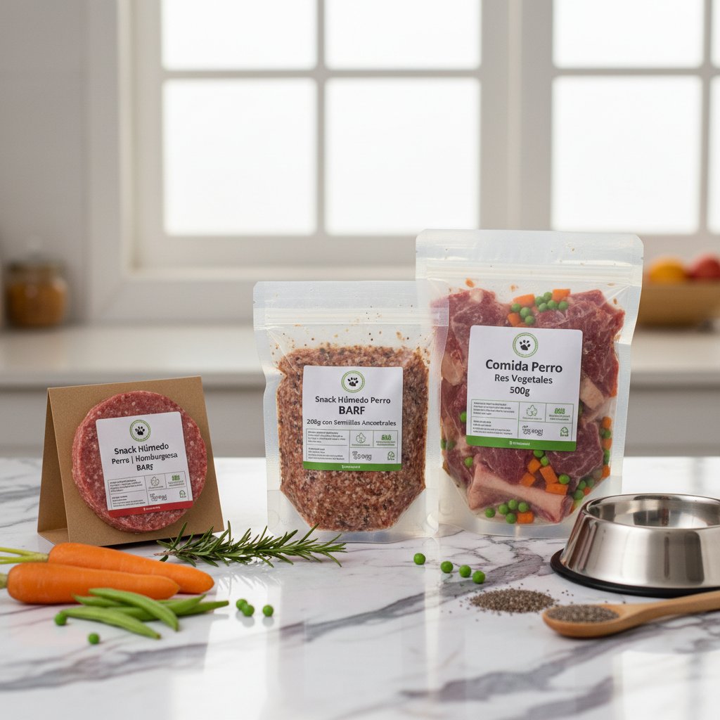 comida barf como preparar — alimento natural para mascotas en Colombia