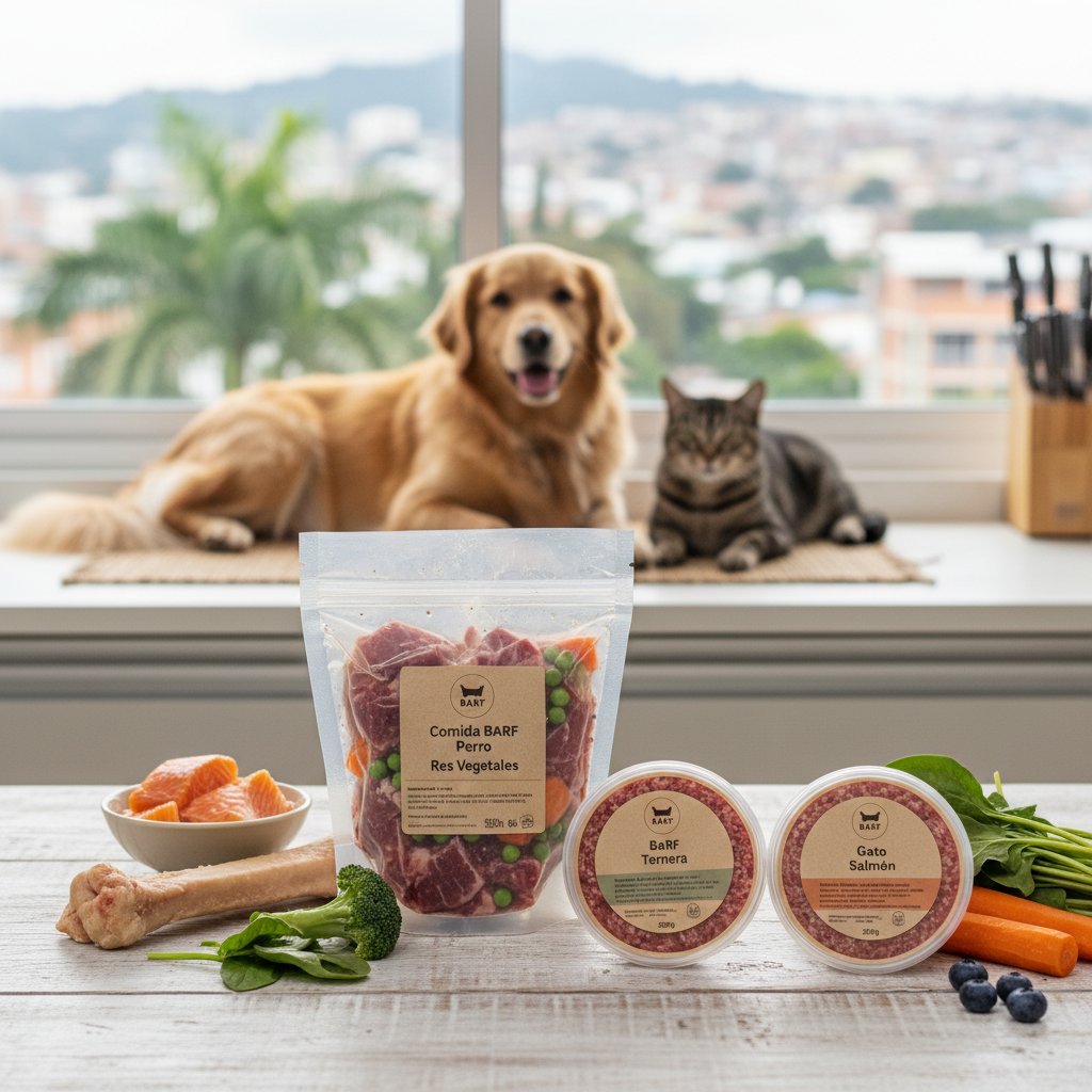 comida barf en medellin — alimento natural para mascotas en Colombia