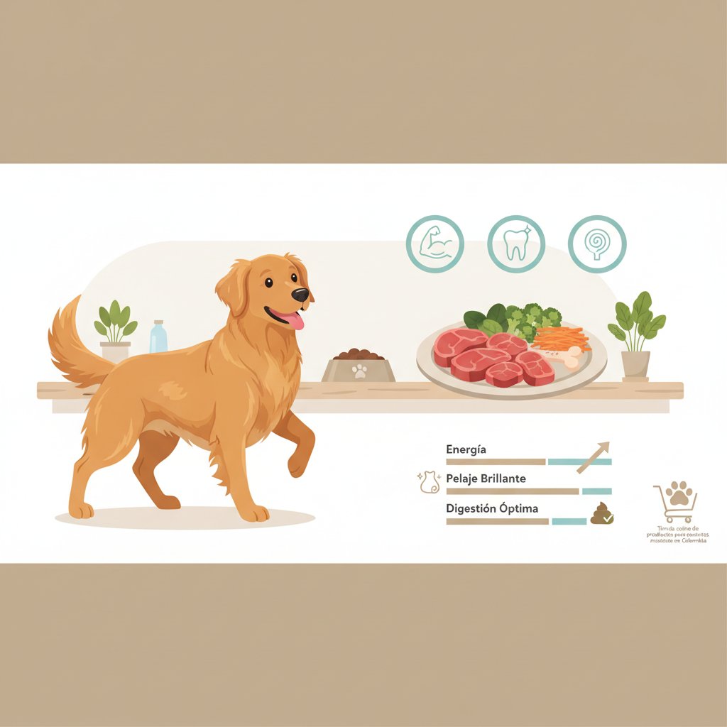 comida barf para perros beneficios