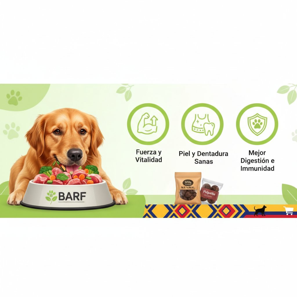comida barf perros beneficios