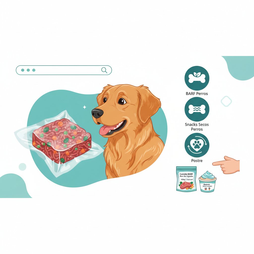 comida congelada para perros cómo elegir