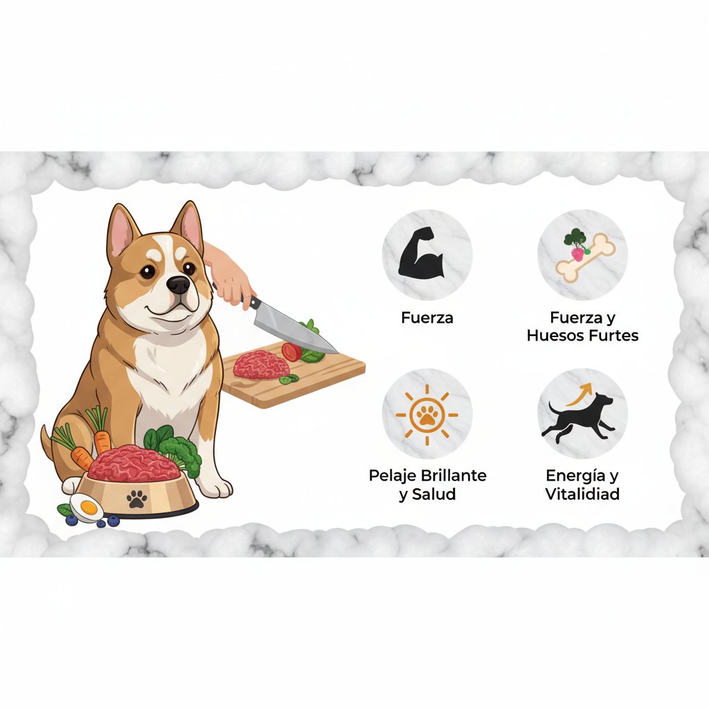 como preparar comida barf para perros beneficios