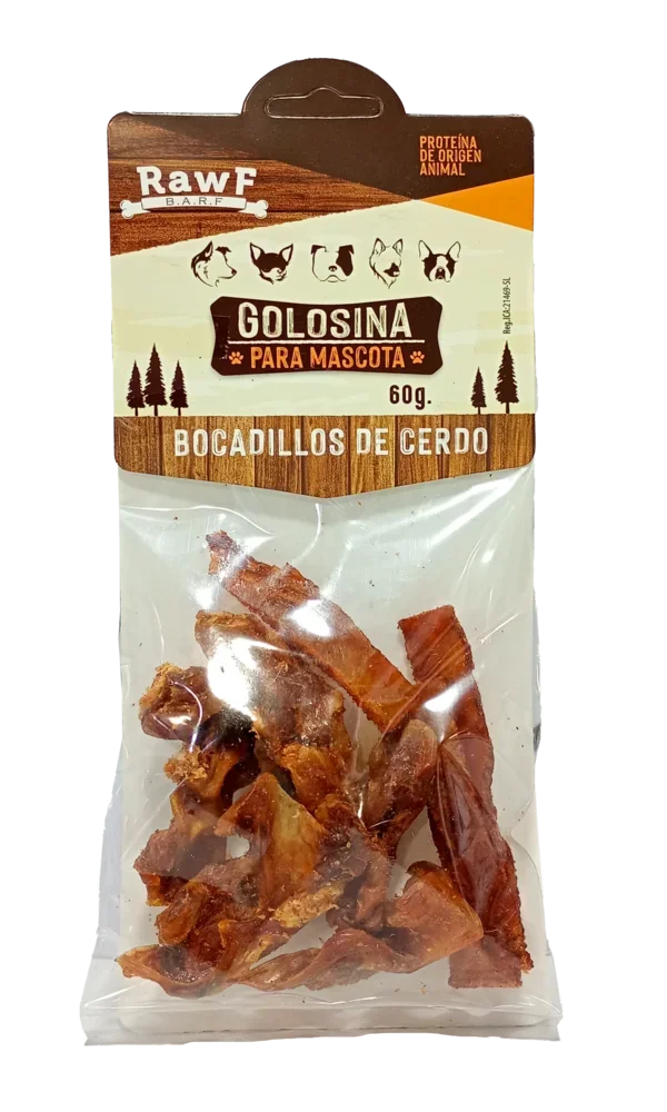 Snack perro deshidratado cerdo natural, bocados crujientes para entrenamiento y recompensas StarHouse