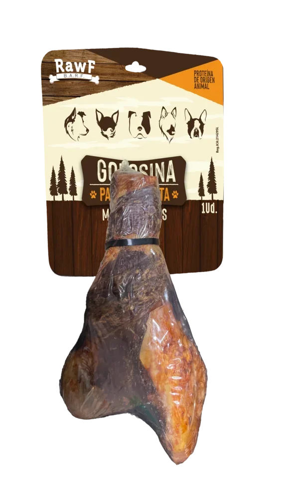 Snack deshidratado perro mamut de res, hueso natural para masticar, StarHouse