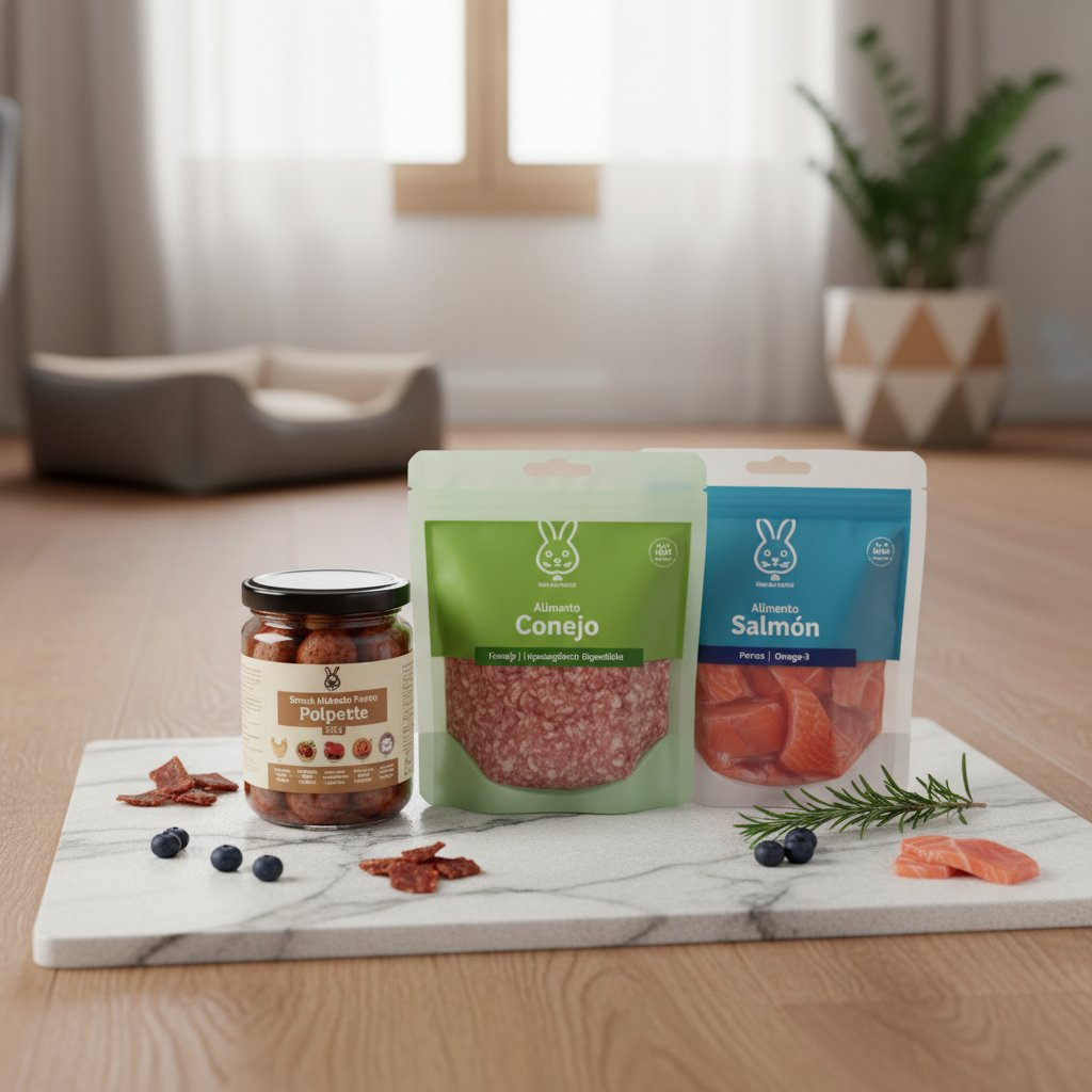 dieta bar para perros — alimento natural para mascotas en Colombia