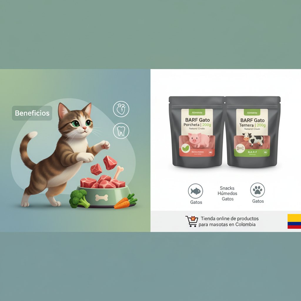 dieta barf gatos beneficios