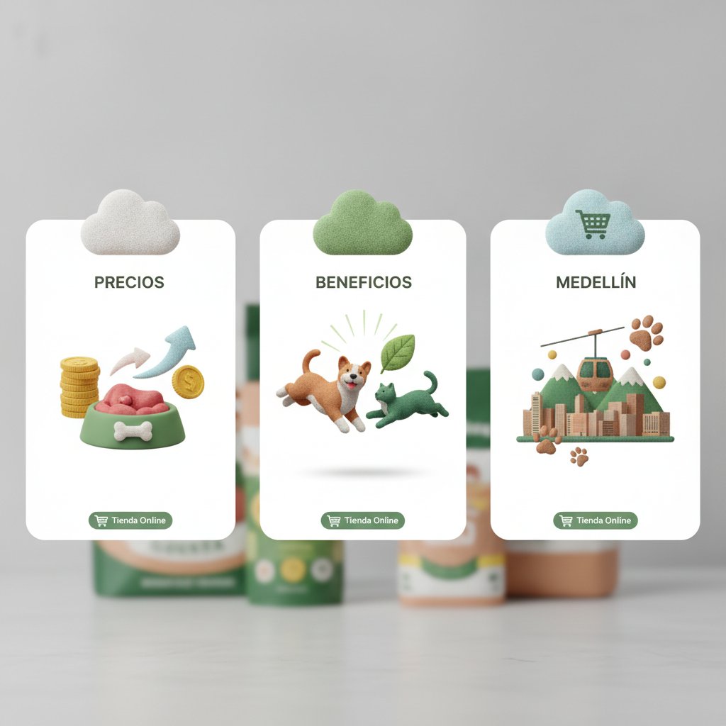 dieta barf medellin precios beneficios